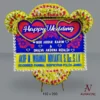 Bunga Papan Happy Wedding B4T 1 Bunga Papan Happy Wedding - Premium 2