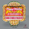 Bunga Papan Happy Wedding - F 11 Bunga Papan Happy Wedding F 1 Bunga Papan Happy Wedding - F