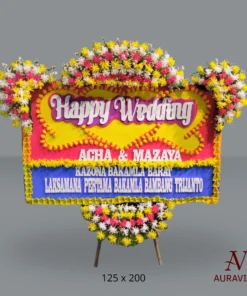Bunga Papan Happy Wedding - S4T 9 Bunga Papan Happy Wedding S4T 1 Bunga Papan Happy Wedding - S4T