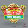 Bunga Papan Happy Wedding S4T 3 Bunga Papan Happy Wedding - Deluxe 3