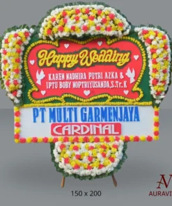 Bunga Papan Happy Wedding SF 2 Bunga Papan Happy Wedding - SF