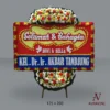 Bunga Papan Happy Wedding STD 2 (B) Bunga Papan Happy Wedding - Basic 2