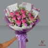 Hand Bouquets – BQ-Purple 3 Hand Bouquets BQ Purple Hand Bouquets – BQ-Purple