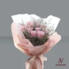 Hand Bouquets - BQ-Roses & Caspea 3 Hand Bouquets BQ Roses Caspea Hand Bouquets - BQ-Roses & Caspea