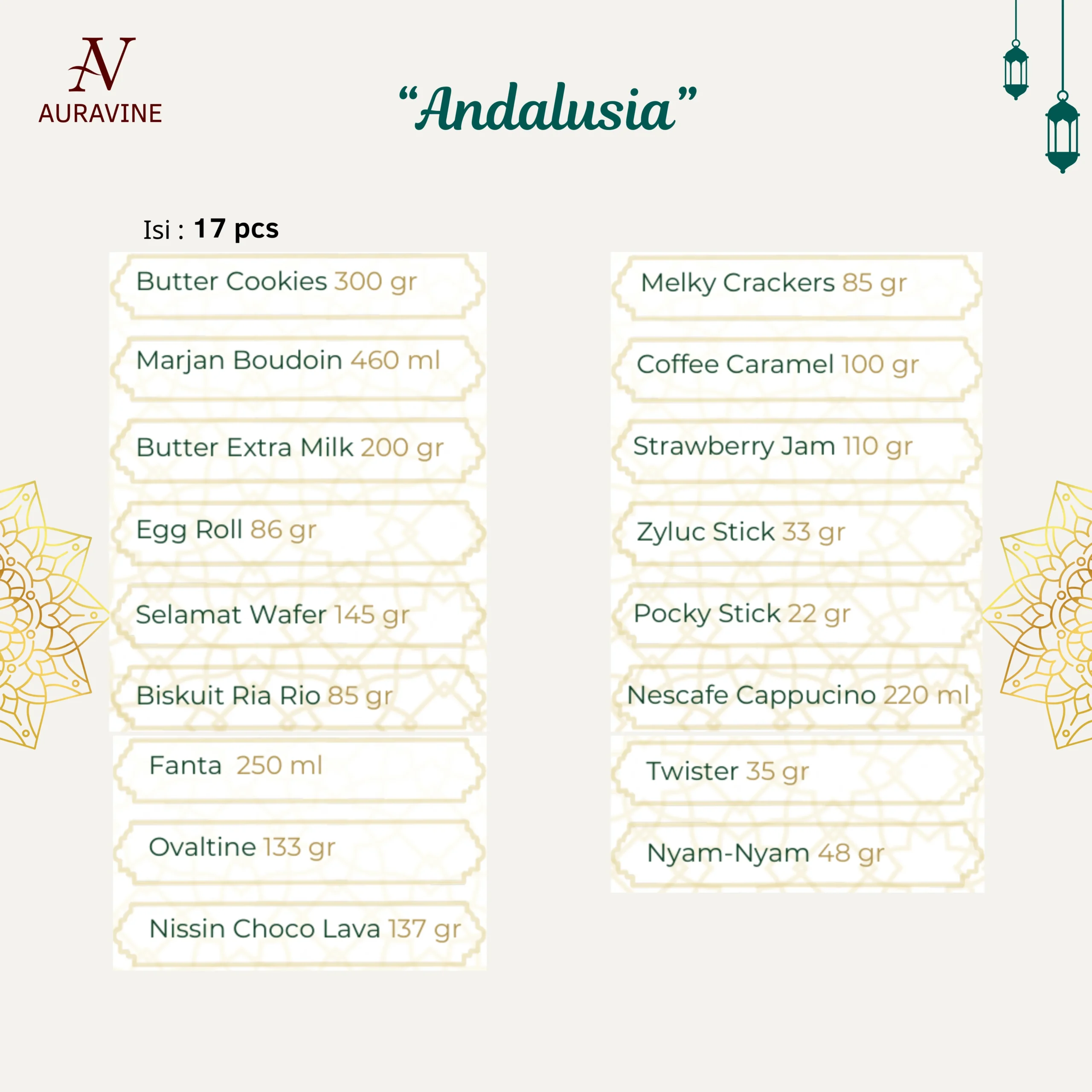 Parcel Makanan - Andalusia 3 Parcel Makanan - Andalusia - Gambar 3