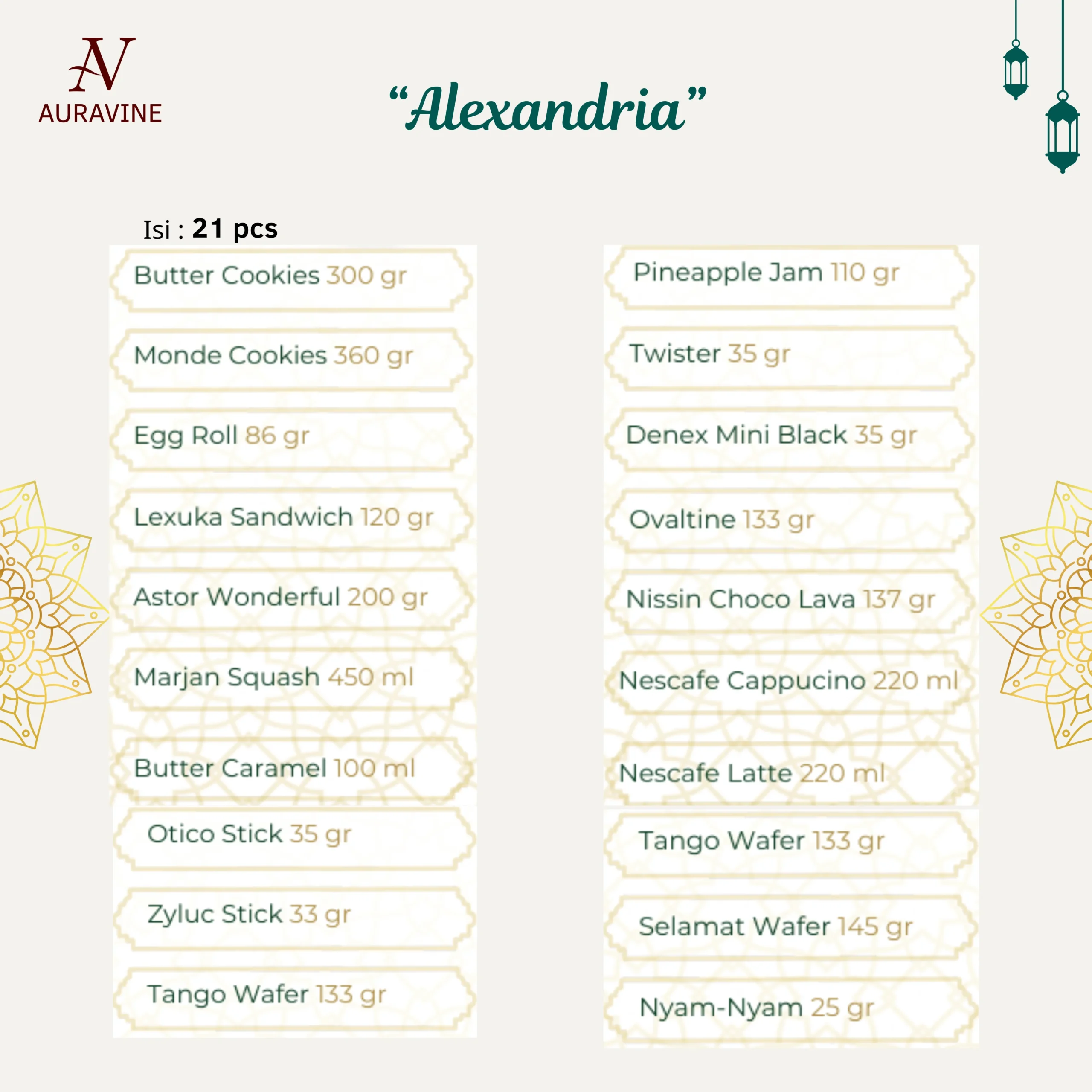 Parcel Makanan - Alexandria 3 Parcel Makanan - Alexandria - Gambar 3