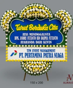 Bunga Papan Duka Cita - Premium 3