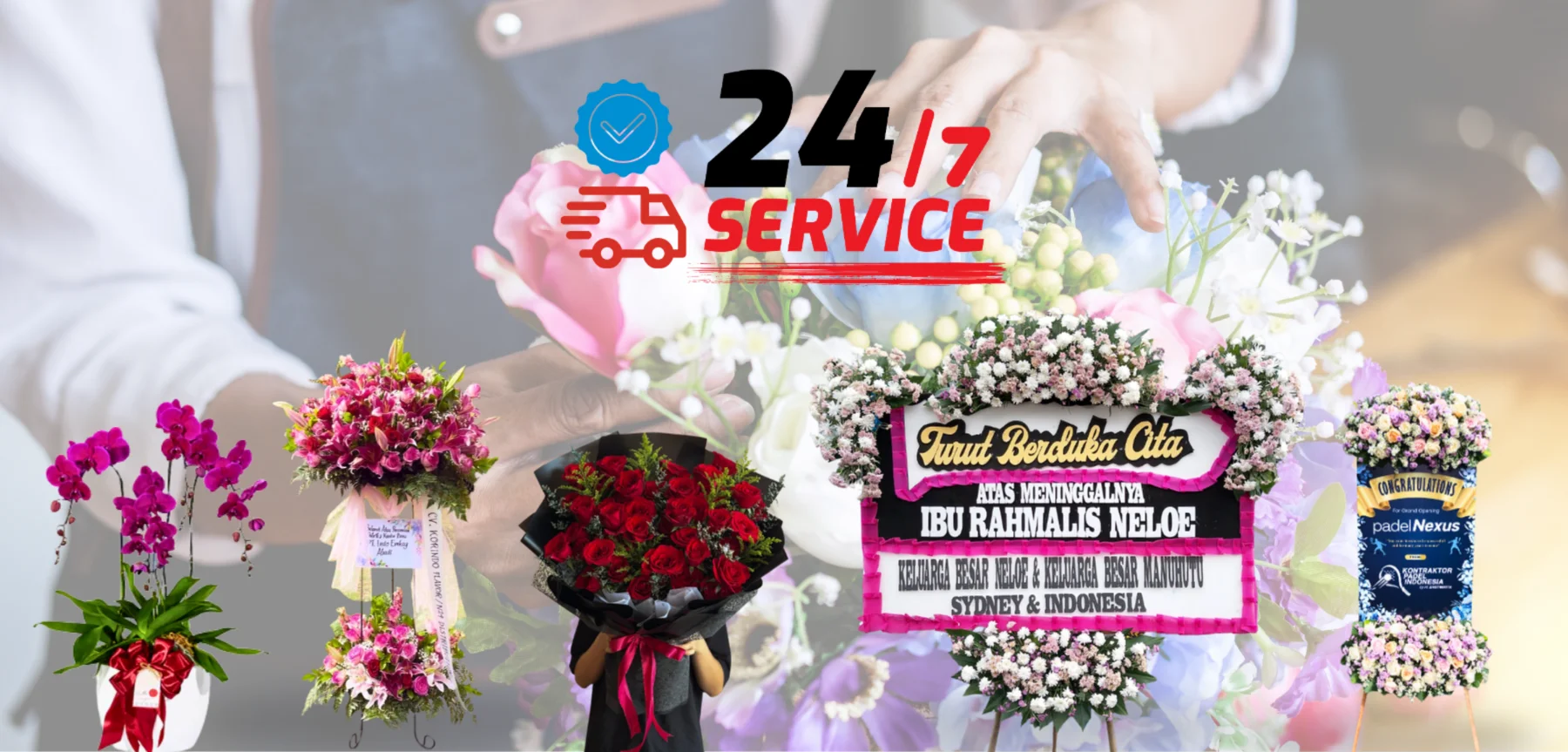 Sampul web utama Auravine Jual Karangan Bunga Jakarta