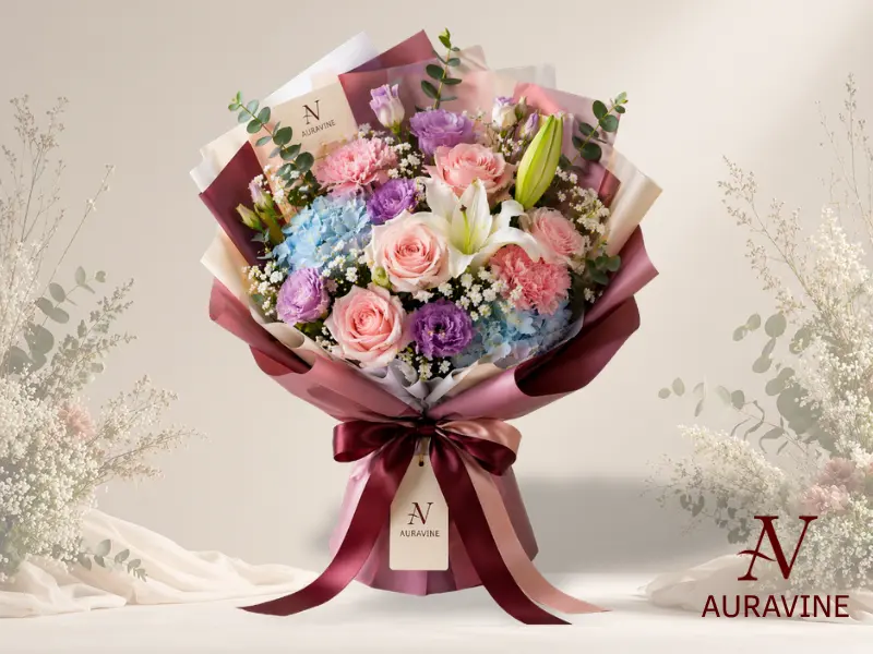 Buket bunga Jakarta Selatan - Auravine Florist